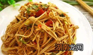 凉拌豆腐丝如何做 需要用到什么材料呢
