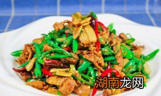 炒家常菜的做法 家常菜青椒炒肉做法介绍