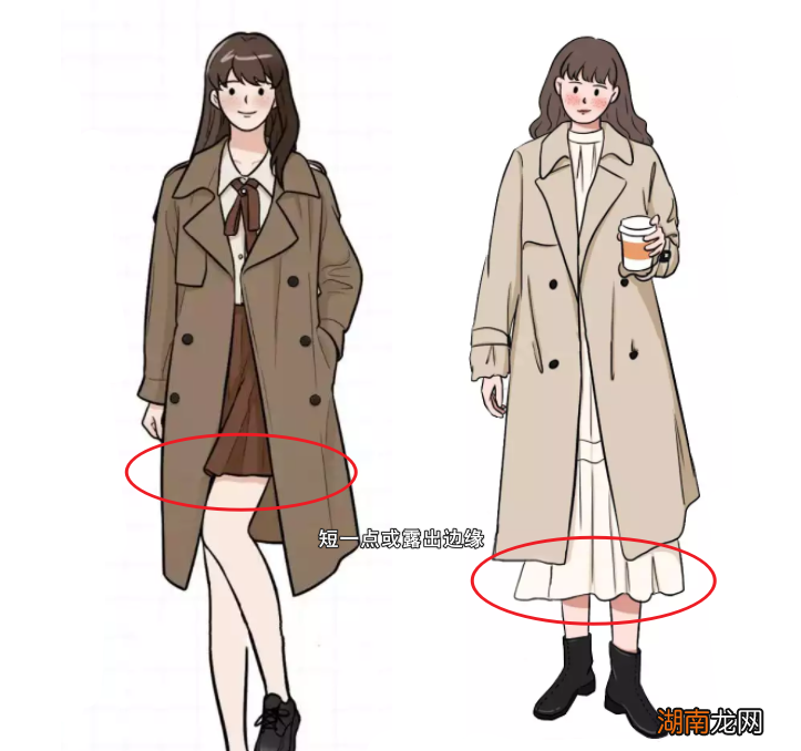 秋季“风衣”的8组时髦穿搭,这样穿太美了!