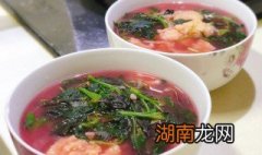 红苋菜煮米粉 红米苋面疙瘩怎么做