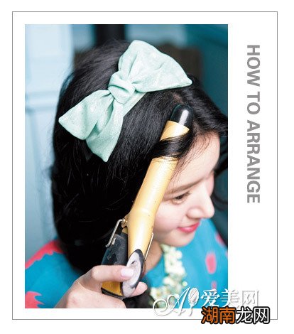 黑色头发扎发教程最佳发带搭配法