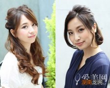 长发公主头PK短发半扎公主头更甜美