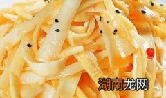 怎么做凉拌竹笋 拌竹笋的步骤