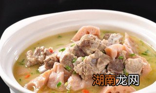 莲藕炖排骨的做法 莲藕炖排骨的做法介绍