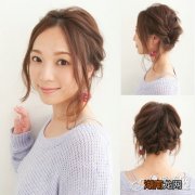 夏日简单盘发图解打造蓬松的优雅