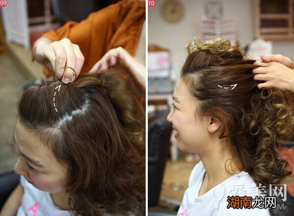 长发怎么扎好看打造清爽露额扎发