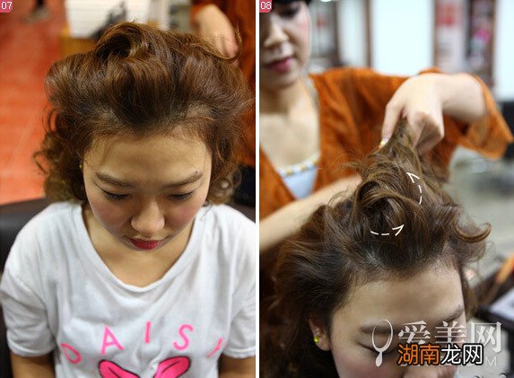 长发怎么扎好看打造清爽露额扎发