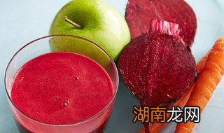 甜菜果汁窍门 甜菜汁有什么功效