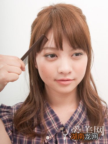 公主头扎发教程半扎丸子可爱俏皮