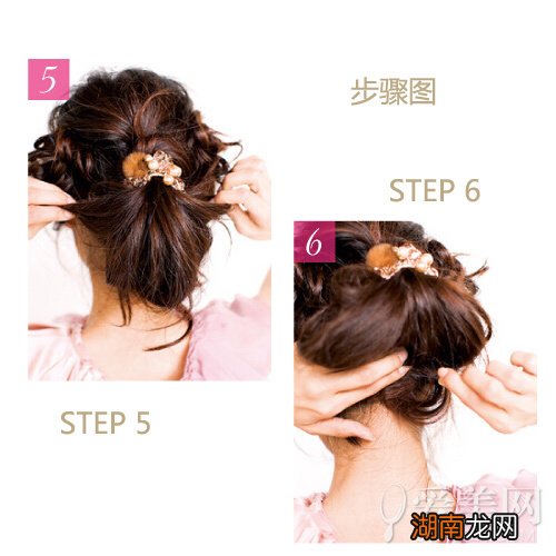 两款扎头发的方法马尾辫更显时尚