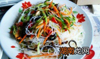 木耳拌粉丝做法图解 木耳如何拌粉丝