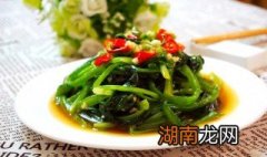 油拌菠菜的做法 油拌菠菜怎么做