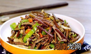 炒蕨片怎么做最好吃 炒蕨片怎么做