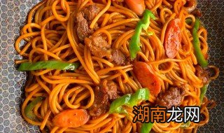 炒面条怎么做又劲道又好吃 好吃的炒面条