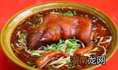 猪脚面怎样做好吃 猪脚汤面怎么做好吃