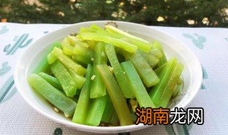 香莴笋凉拌的做法大全 三款凉拌莴笋的做法介绍