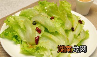 清炒生菜怎么做好吃又简单 清炒生菜怎么做