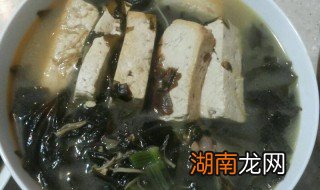 海草豆腐汤怎么做 豆腐海草汤做法