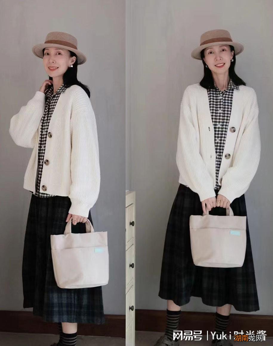 有品位的中年女人,秋季都会准备好风衣、针织衫,实用高级又时髦