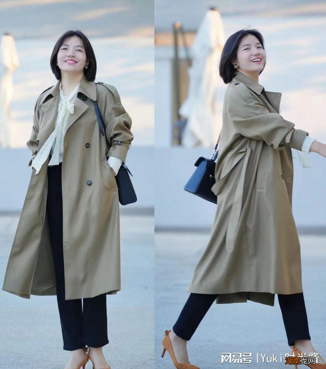 有品位的中年女人,秋季都会准备好风衣、针织衫,实用高级又时髦