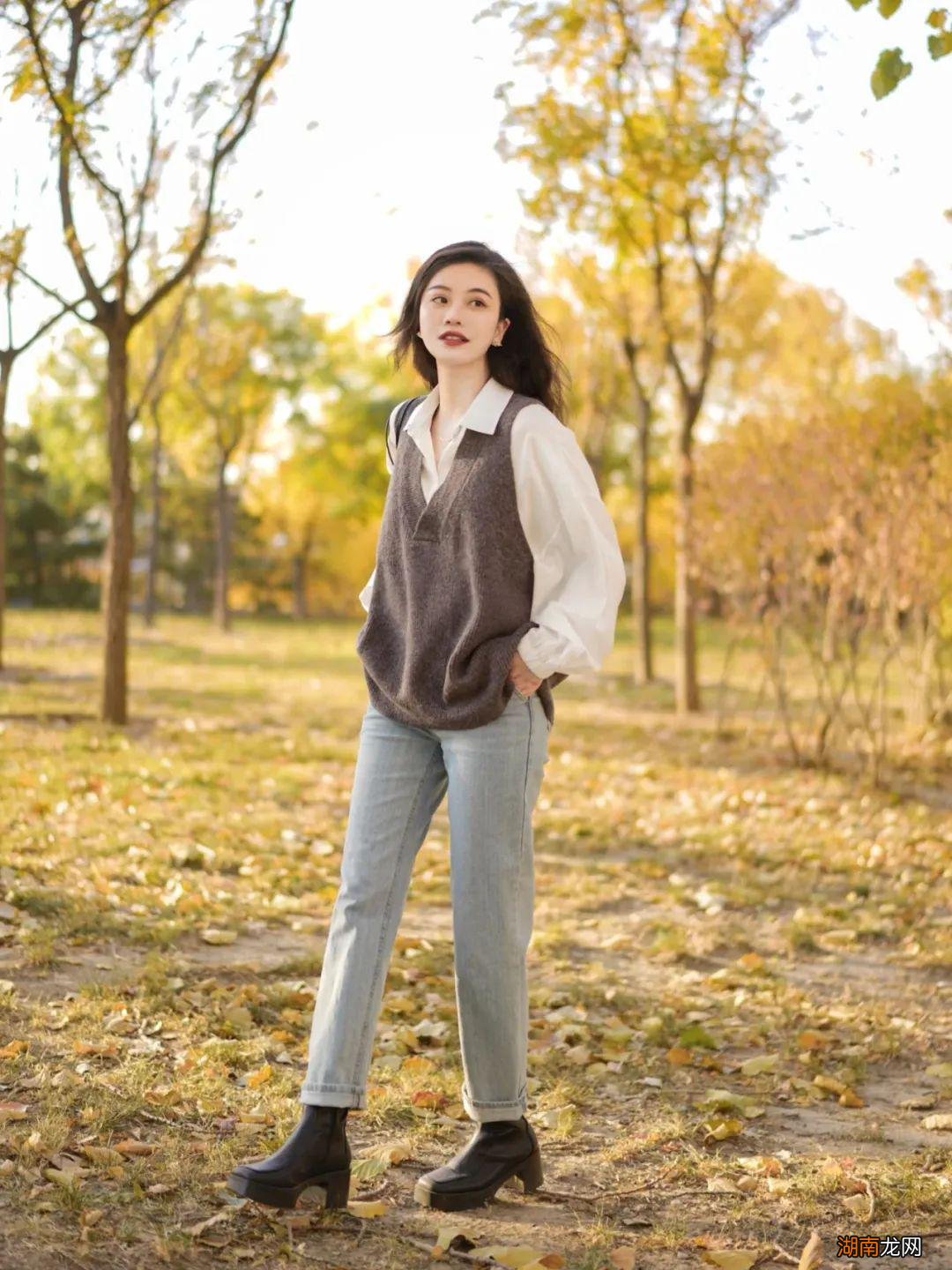 衬衫搭配这4种外套,好看又高级