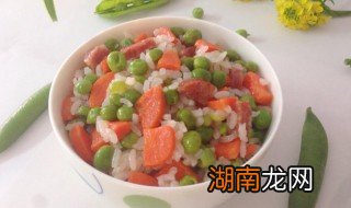 腊肠豌豆粒的做法 腊肠炒豌豆米