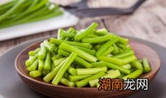 凉拌蒜苔的做法 凉拌蒜苔怎么做好吃窍门