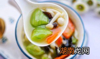 丝瓜菌菇汤的做法和功效 丝瓜菌菇汤的做法