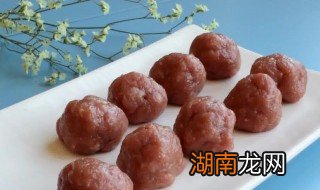 牛肉馅丸子怎么做 牛肉馅丸子怎么调好吃还嫩