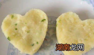 土豆传奇心形土豆泥做法 心形土豆真实图片