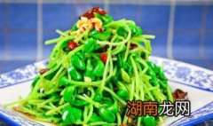 酿酒豌豆起什么作用 烧酒蛋丝豌豆苗的做法