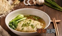 清汤面的汤怎么做 清汤汤面做法
