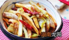 炒豆干白菜片 炒豆干白菜片的做法