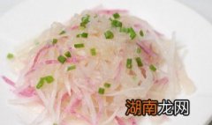 萝卜丝凉拌海蜇的做法窍门 萝卜拌蜇丝