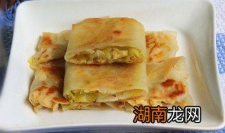 鲜肉韭黄煎饼 鲜肉韭黄煎馅饼