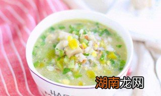 山药豆菠菜营养粥的做法 山药豆菠菜营养粥的做法分享