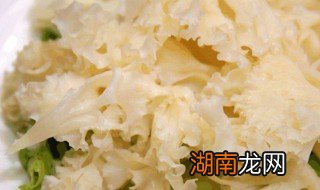 绣球菌怎么吃 绣球菌和银耳区别