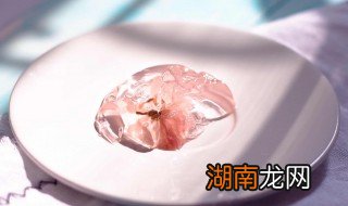 透明樱花布丁的做法 樱花透明伞图片
