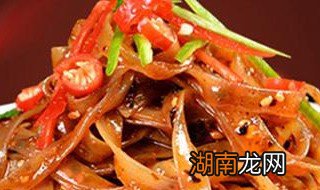 黄瓜丝拌宽粉 黄瓜拌宽粉的做法