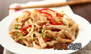 清炒肉怎么做 清炒肉丝好吃的做法