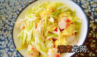 韭黄炒蛋虾仁的做法 韭黄虾炒蛋
