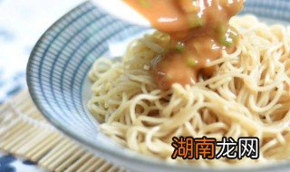 花生酱面如何做 花生酱面做法介绍
