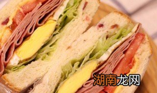 火腿三明治如何做 怎么做三明治