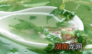 小白菜汤的做法 做小白菜汤的教程