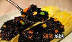 炒黑米饭怎么做好吃 正宗温州炒黑米饭的做法窍门