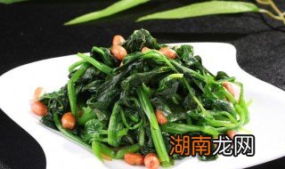 五香豆干花生凉粉拌菠菜 五香豆干花生凉粉拌菠菜怎么做