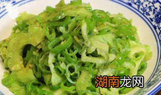 苦瓜青椒 苦瓜青椒能一起吃吗