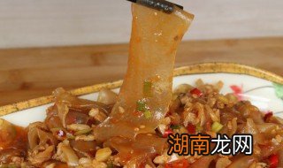 粉皮怎么做久煮不烂 粉皮怎么煮比较快