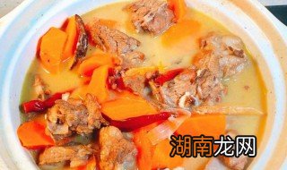 清炖羊肉胡萝卜窍门 胡萝卜炖羊肉的做法