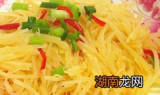 土豆丝爆炒方法 炒土豆丝的步骤